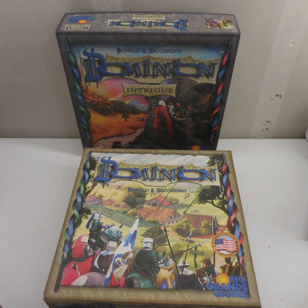 Dominion and Dominion Intrigue Board Game Bundle Rio Grande Games Strategy Card - Picture 7 of 7